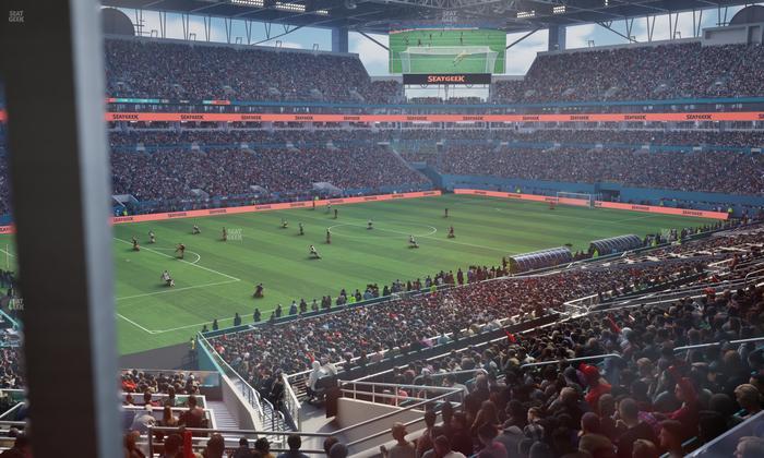 Hard Rock Stadium - Section Suite 252 A Seat View