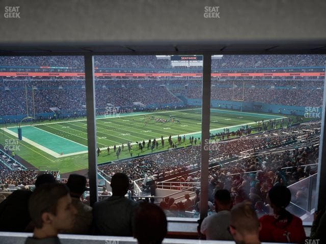 Hard Rock Stadium - Section Suite 252 A Seat View
