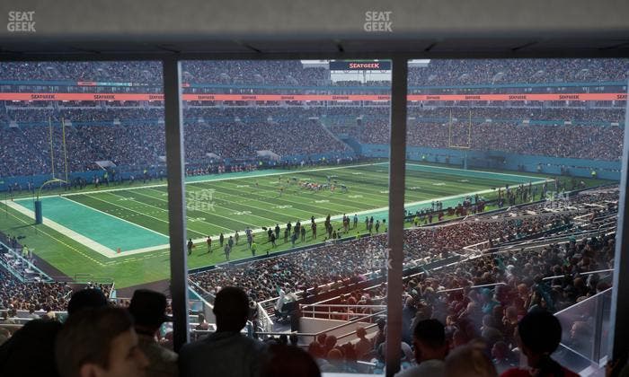 Hard Rock Stadium - Section Suite 252 A Seat View