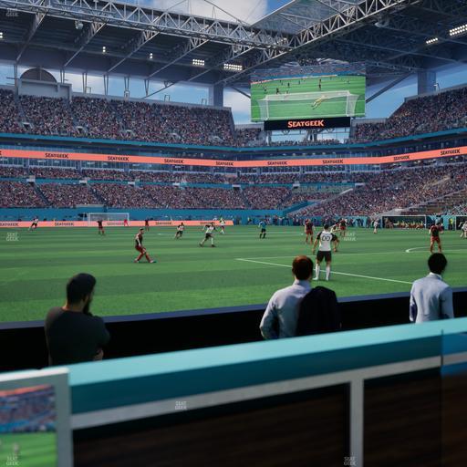 Hard Rock Stadium - Section West Field Club Seat View