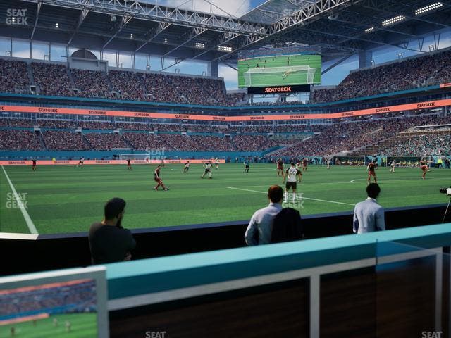 Hard Rock Stadium - Section West Field Club Seat View