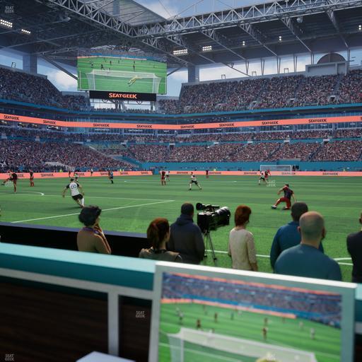 Hard Rock Stadium - Section West Field Club Seat View