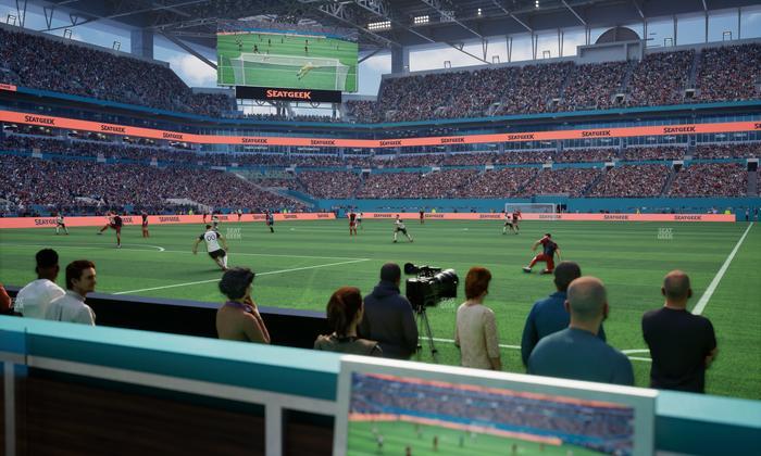 Hard Rock Stadium - Section West Field Club Seat View