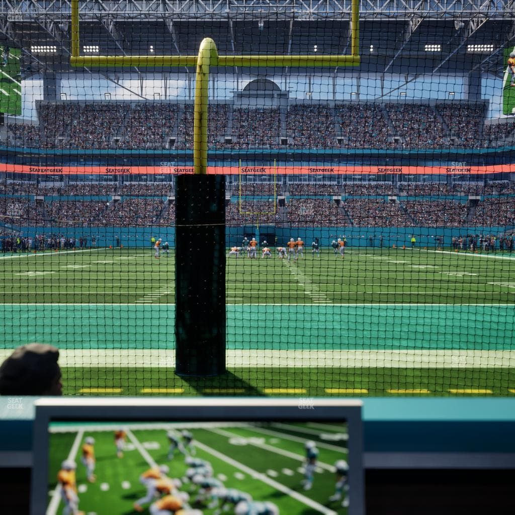Hard Rock Stadium - Section West Field Club Seat View