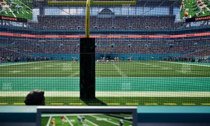 Hard Rock Stadium - Section West Field Club Seat View