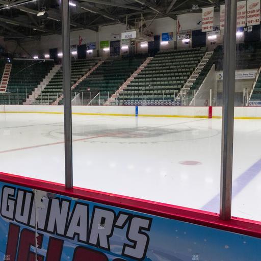 Harding Mazzotti Arena - Section Ice Box Seat View