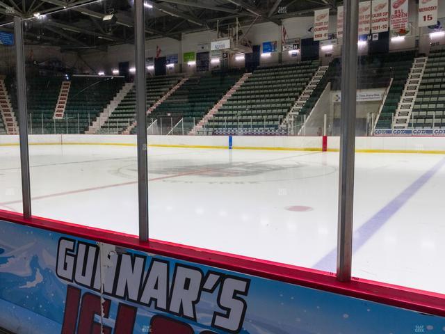 Harding Mazzotti Arena - Section Ice Box Seat View