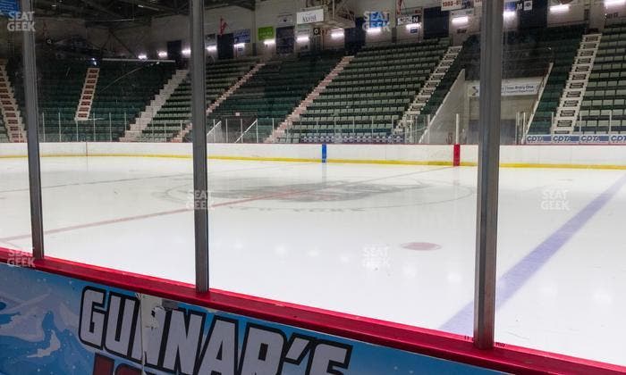 Harding Mazzotti Arena - Section Ice Box Seat View