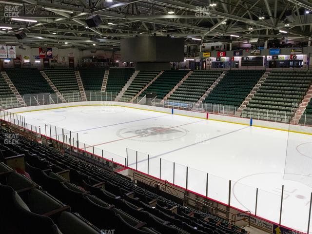 Harding Mazzotti Arena - Section P Seat View