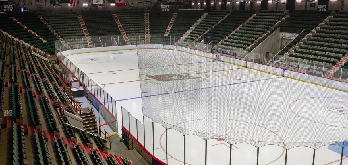 Harding Mazzotti Arena - Section Sro Seat View