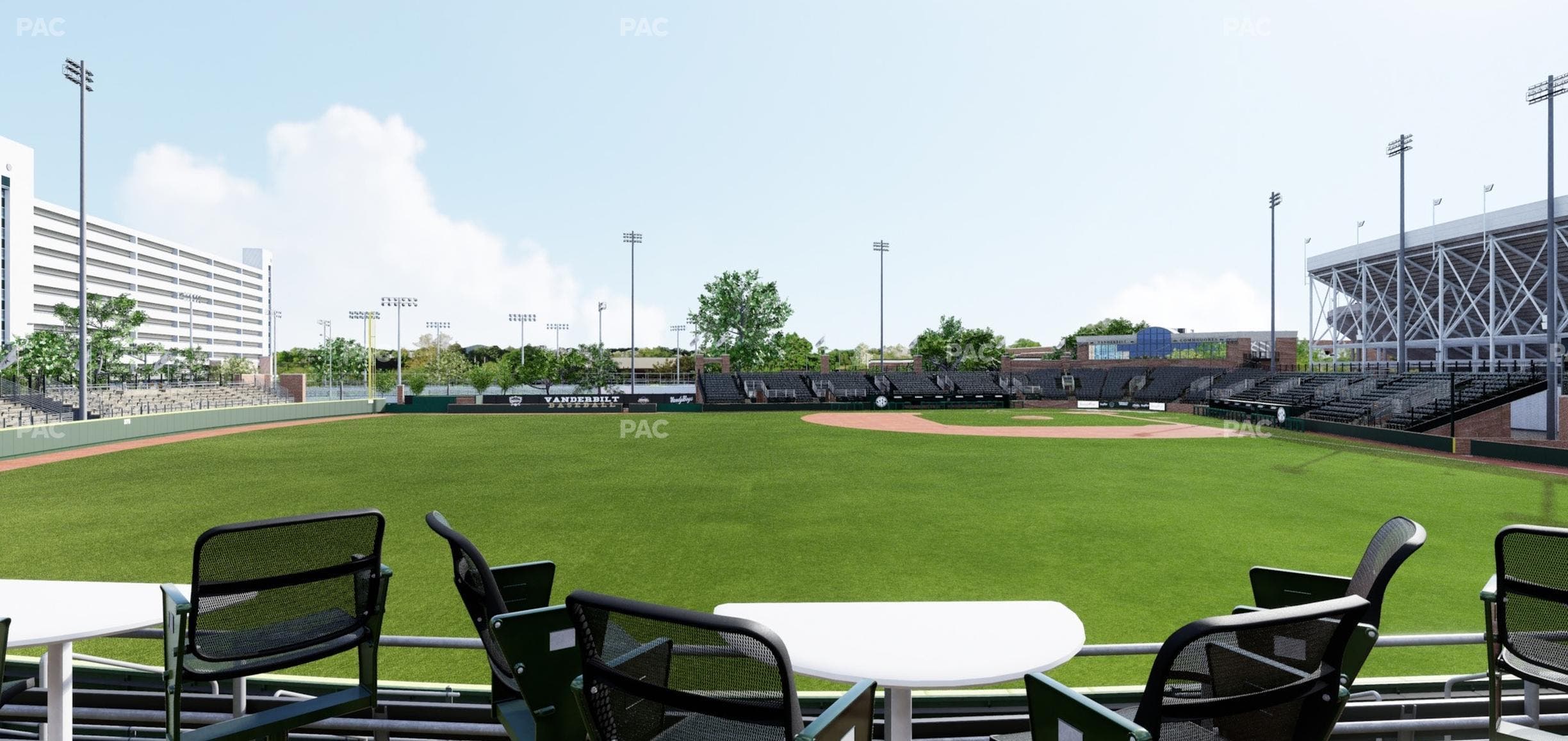 Hawkins Field - Section Outfield Terrace Seat View
