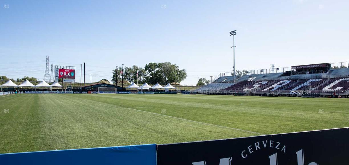 Heart Health Park - Section Corner Kick Club East Seat View