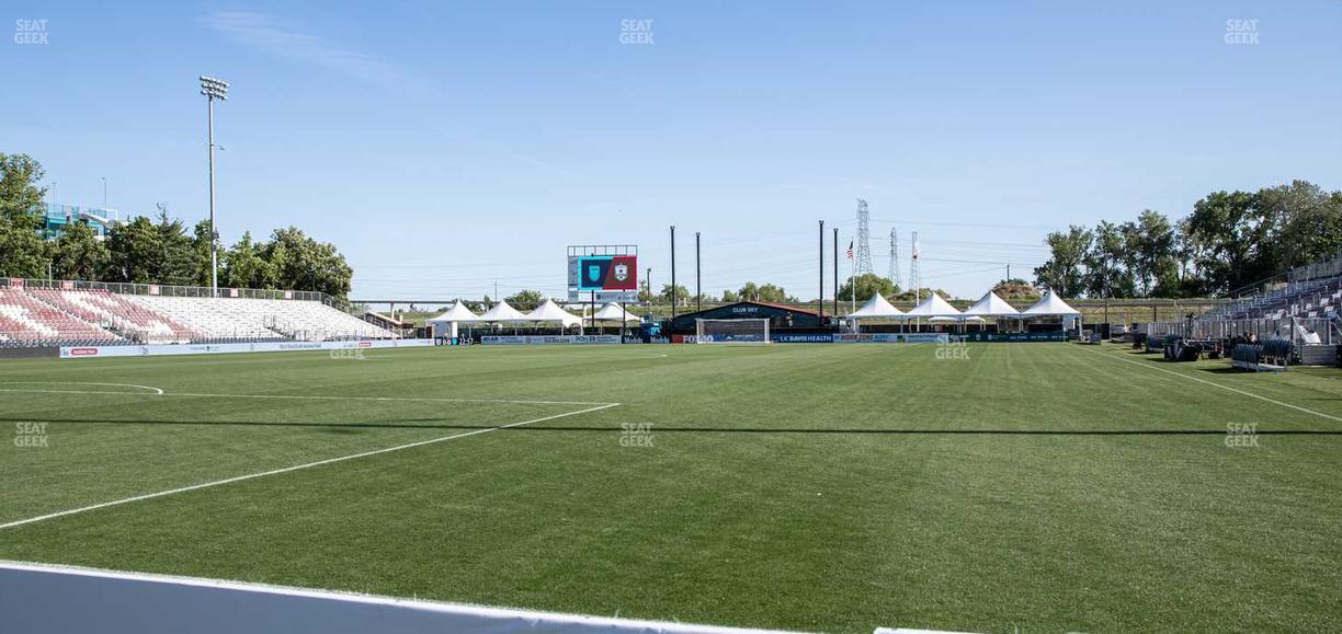 Heart Health Park - Section Corner Kick Club West Seat View