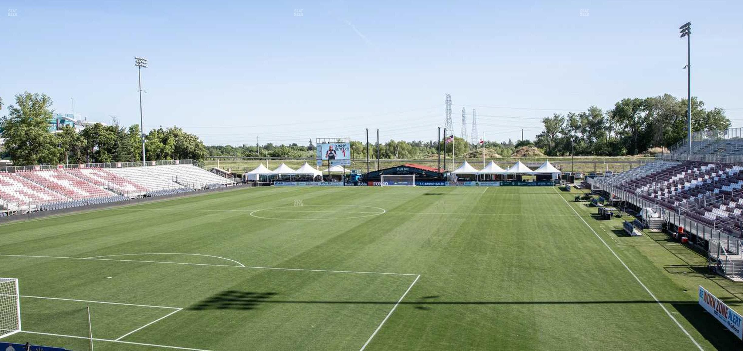 Heart Health Park - Section End A Seat View