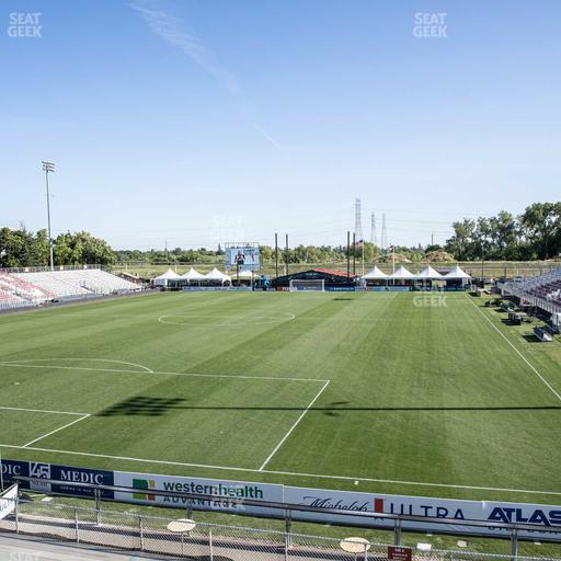 Heart Health Park - Section End A Seat View