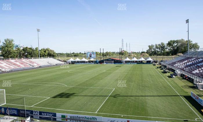 Heart Health Park - Section End A Seat View