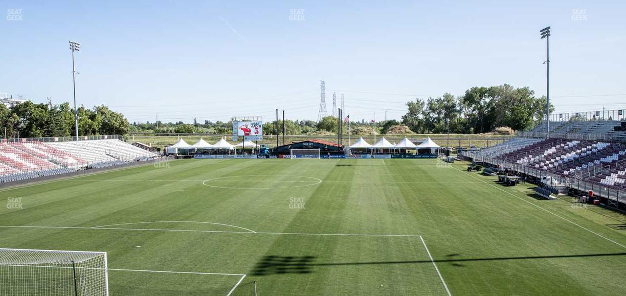 Heart Health Park - Section End B Seat View