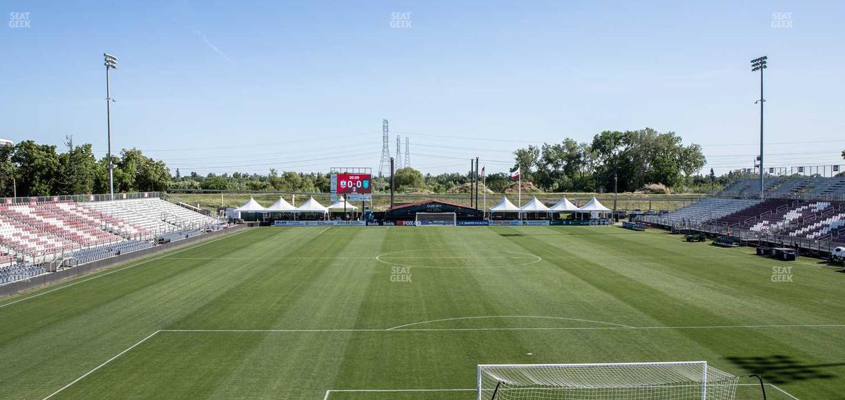 Heart Health Park - Section End D Seat View