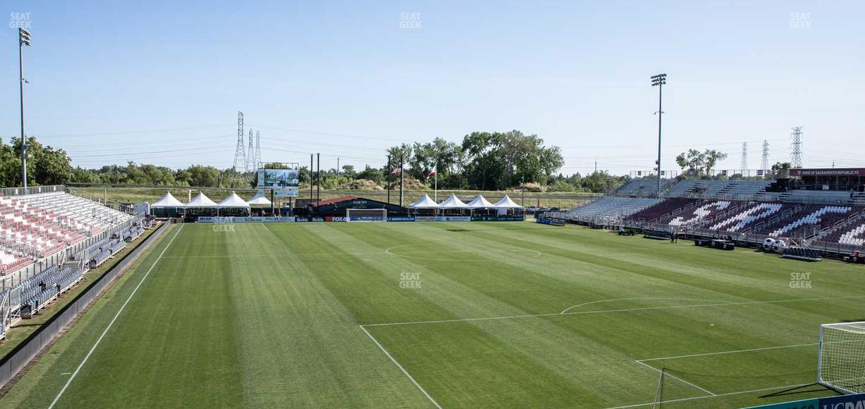 Heart Health Park - Section End F Seat View