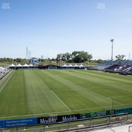 Heart Health Park - Section End F Seat View