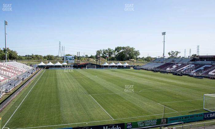 Heart Health Park - Section End F Seat View