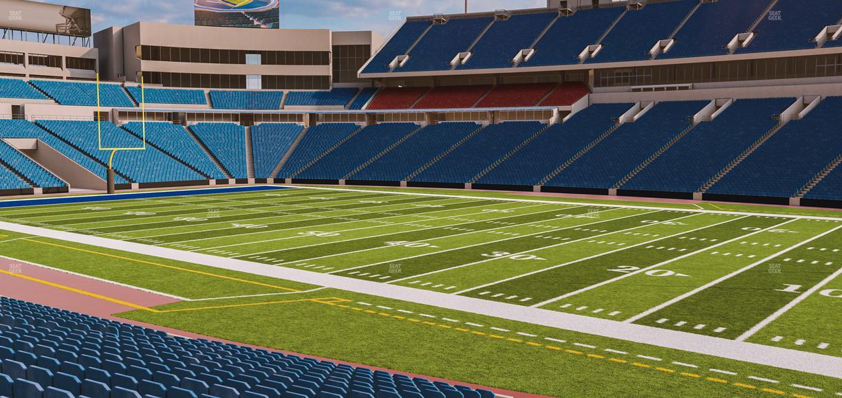 Highmark Stadium - NY - Section 108 Seat View