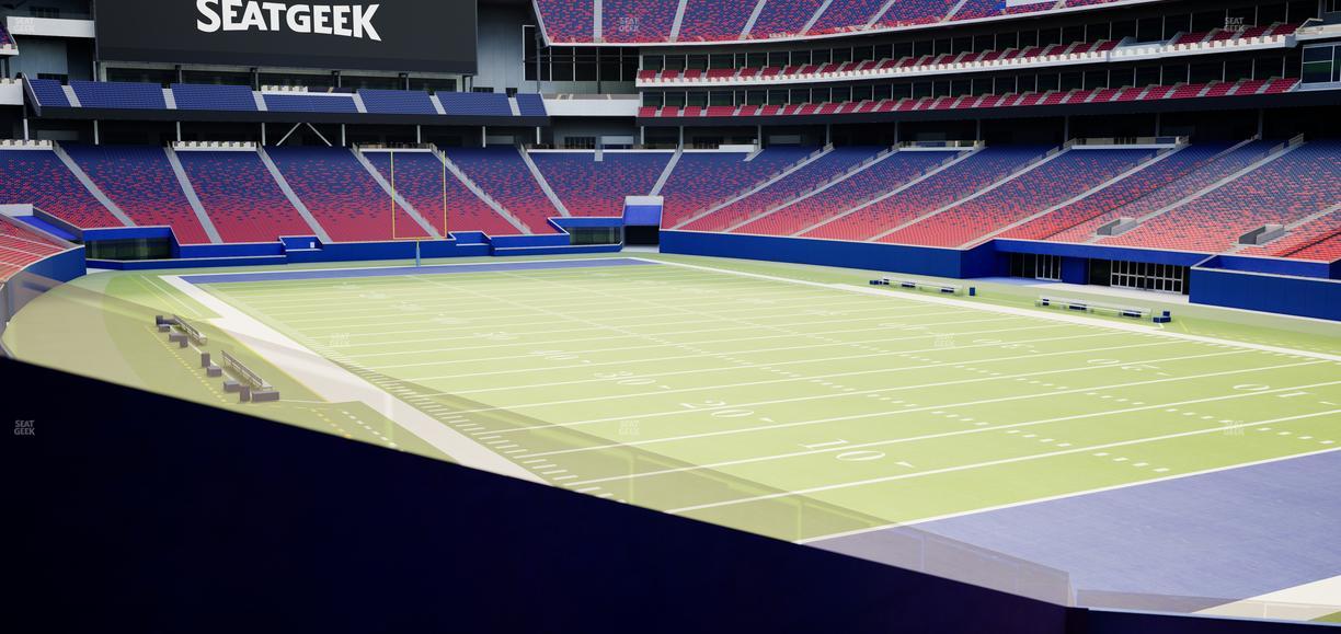 Highmark Stadium - NY - Section Club 128 Seat View
