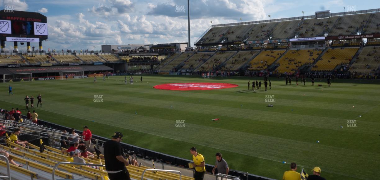 Historic Crew Stadium - Section 102 Supporters Seat View