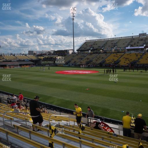 Historic Crew Stadium - Section 102 Supporters Seat View