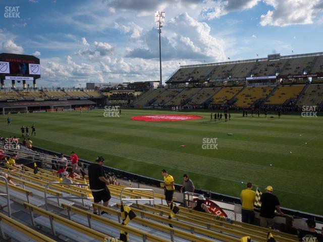 Historic Crew Stadium - Section 102 Supporters Seat View
