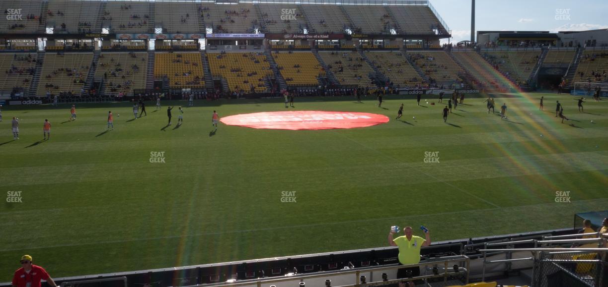 Historic Crew Stadium - Section 107 Seat View