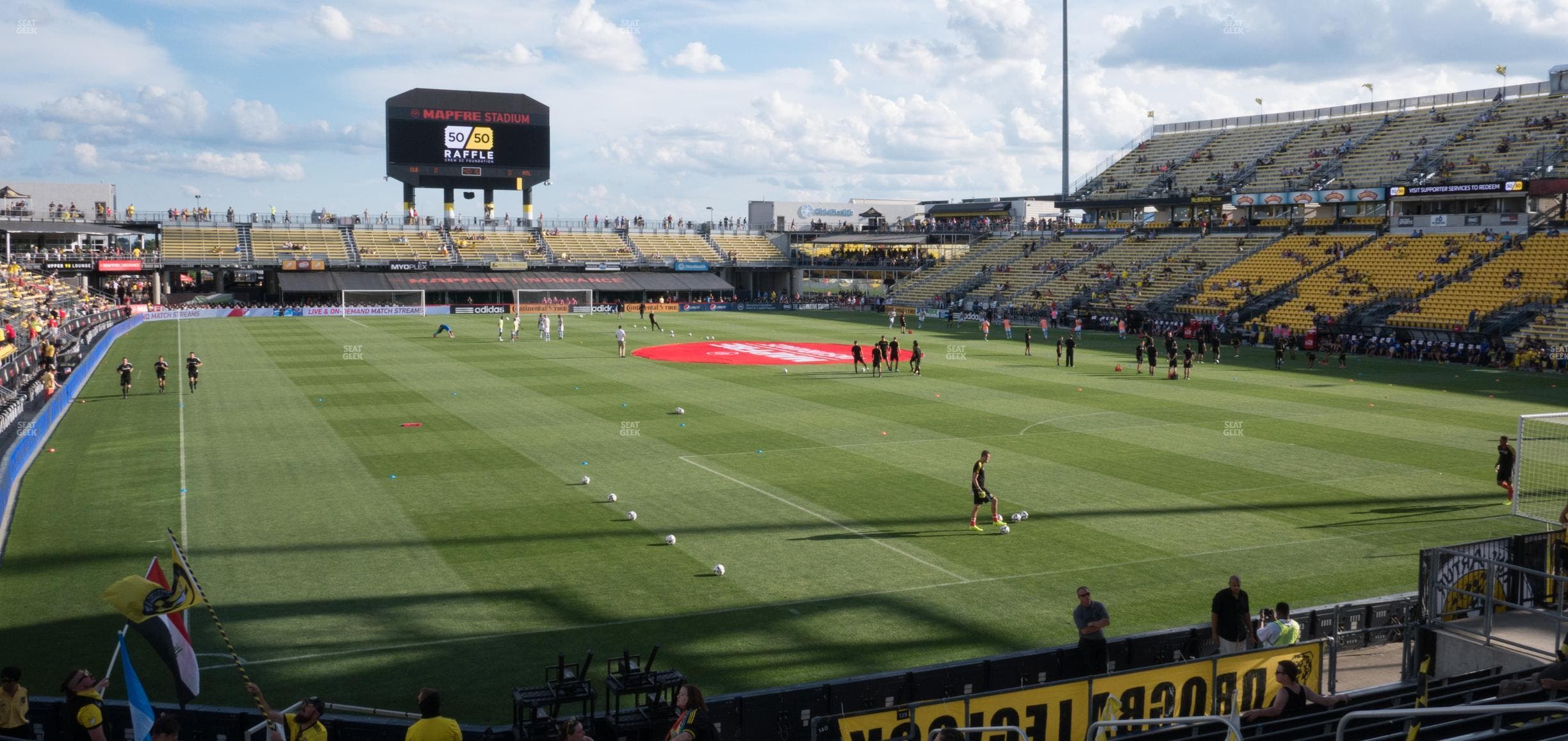 Historic Crew Stadium - Section 140 Supporters Seat View