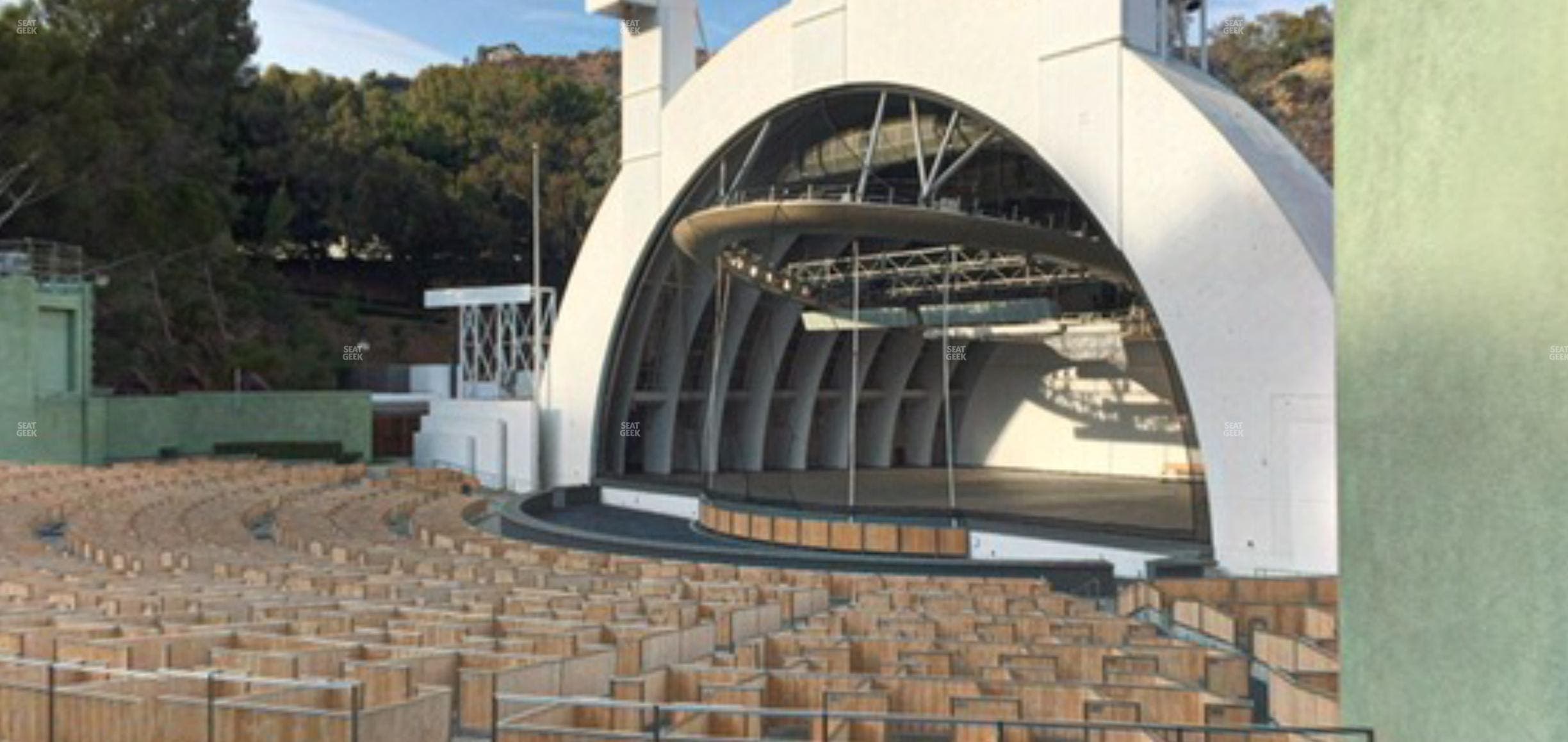 Hollywood Bowl - Section D Seat View
