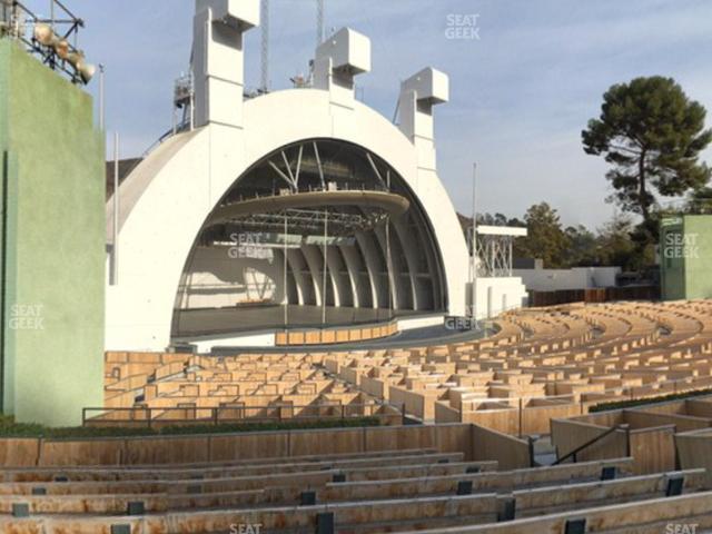 Hollywood Bowl - Section E Seat View