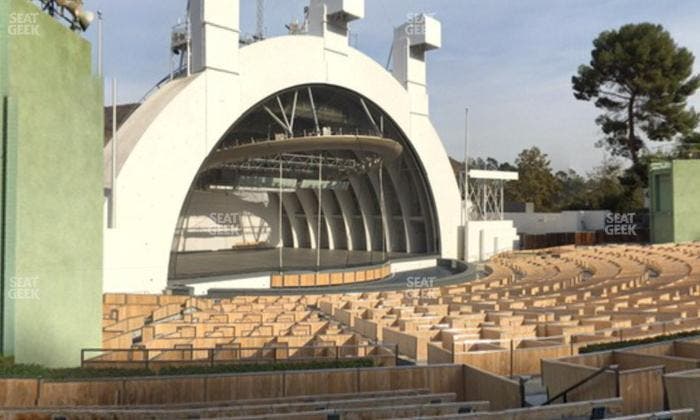Hollywood Bowl - Section E Seat View