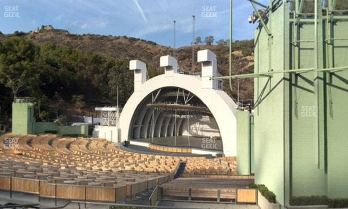 Hollywood Bowl - Section F 3 Seat View