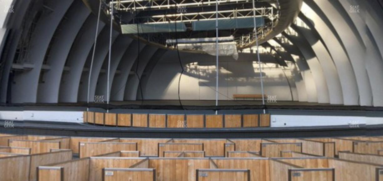 Hollywood Bowl - Section Garden 3 Seat View