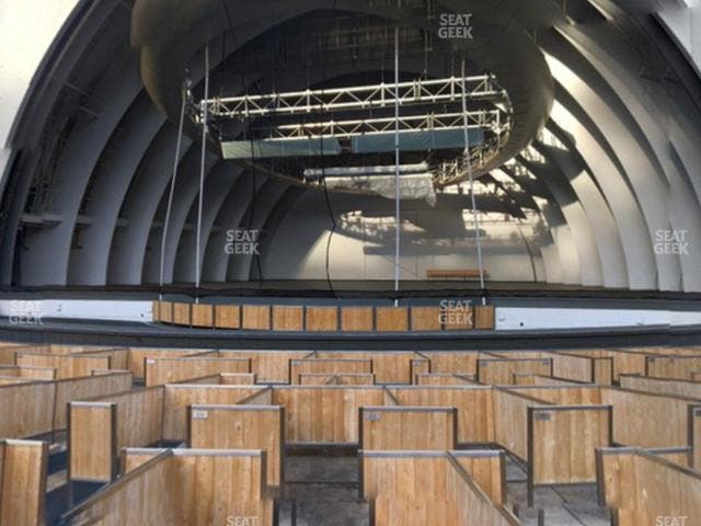 Hollywood Bowl - Section Garden 3 Seat View