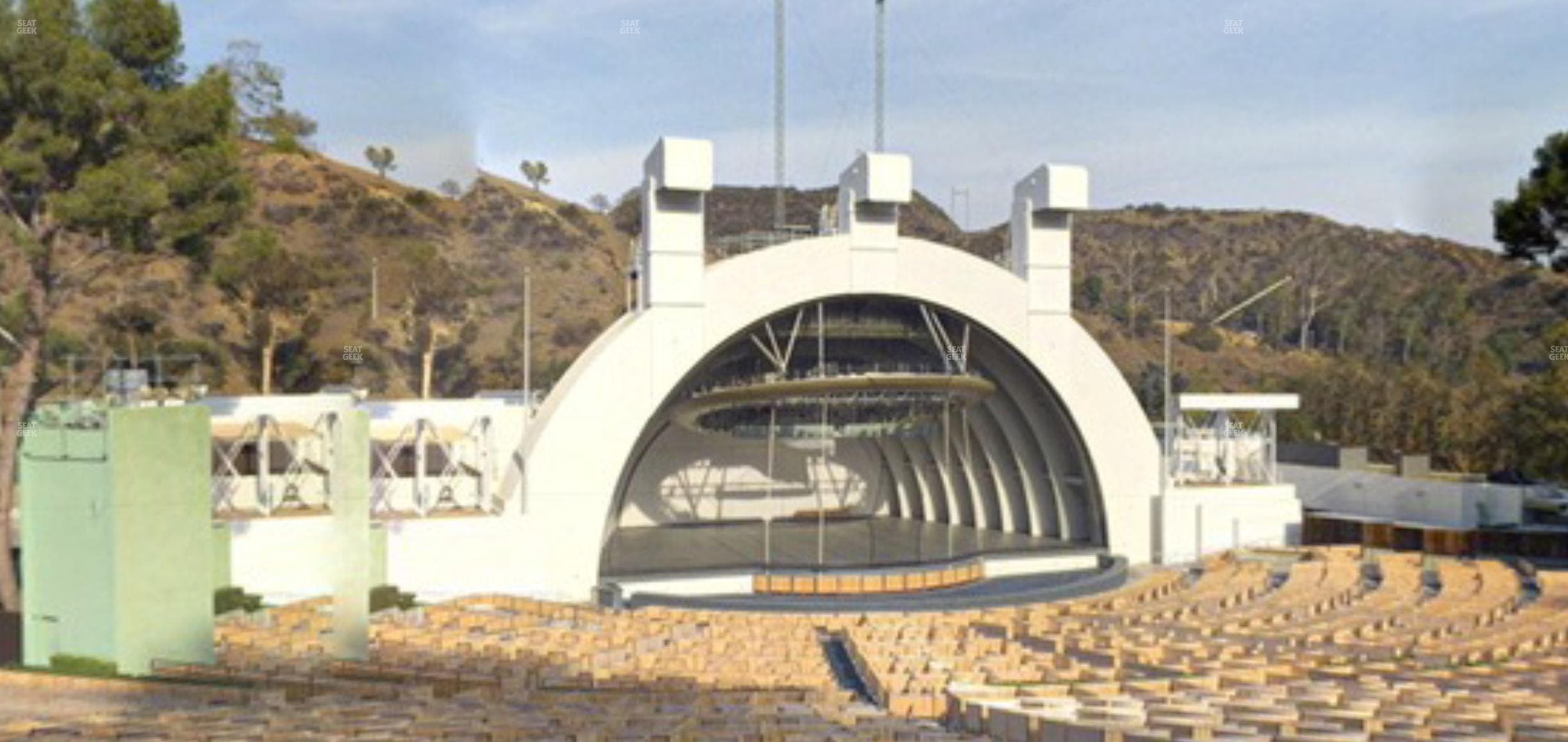 Hollywood Bowl - Section K 1 Seat View
