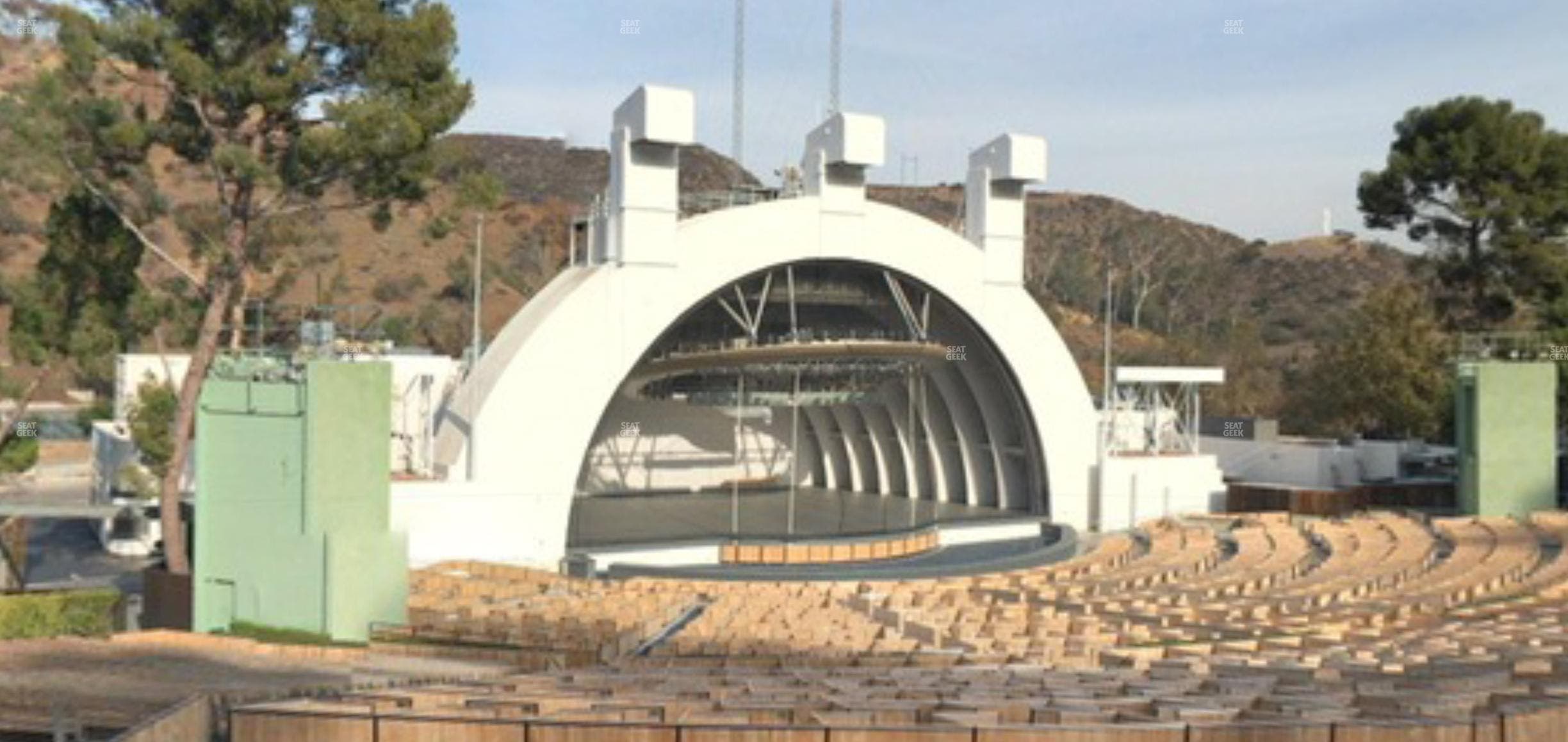 Hollywood Bowl - Section K 2 Seat View