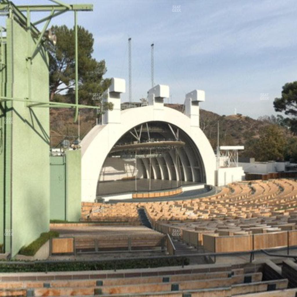 Hollywood Bowl - Section K 3 Seat View