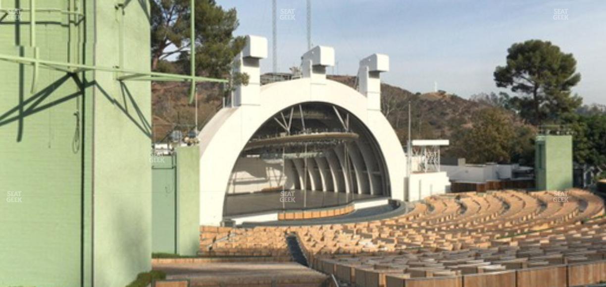 Hollywood Bowl - Section K 3 Seat View