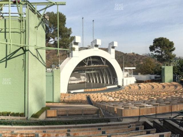 Hollywood Bowl - Section K 3 Seat View