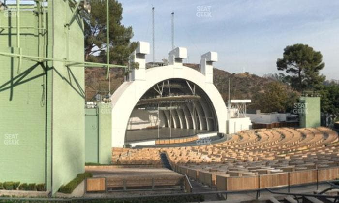 Hollywood Bowl - Section K 3 Seat View