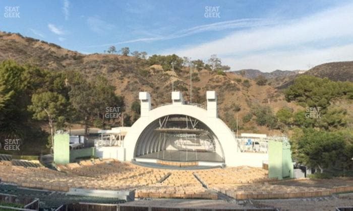 Hollywood Bowl - Section M 3 Seat View