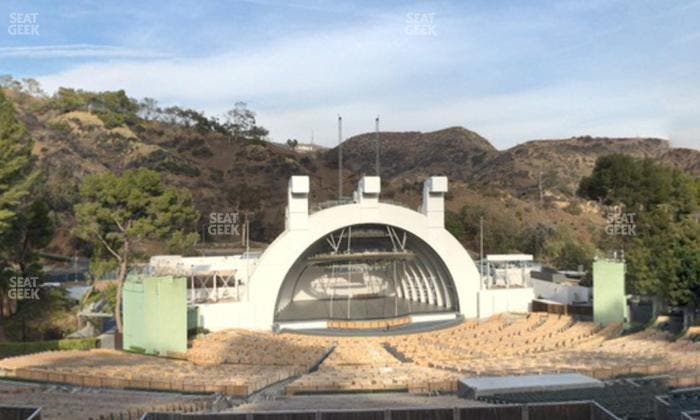 Hollywood Bowl - Section N 3 Seat View