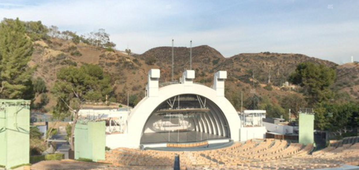 Hollywood Bowl - Section P 1 Seat View