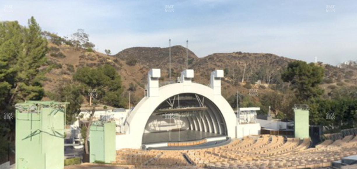 Hollywood Bowl - Section P 2 Seat View