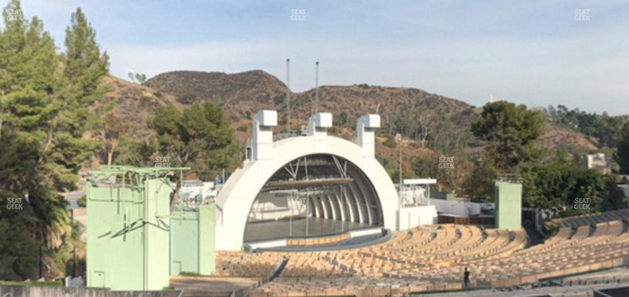 Hollywood Bowl - Section P 3 Seat View