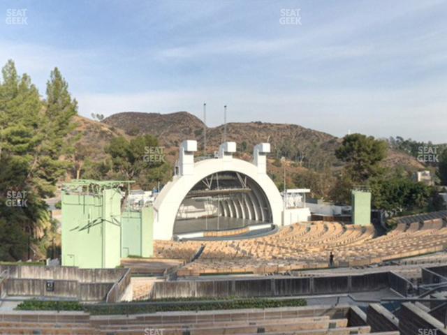 Hollywood Bowl - Section P 3 Seat View
